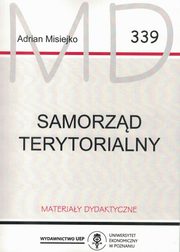 ksiazka tytu: Samorzd Terytorialny MD 339 autor: Misiejko Adrian