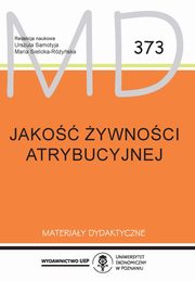 Jako ywnoci atrybucyjnej   MD 373, Samotyja Urszula, Sielicka Royska Marta