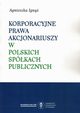 Korporacyjne prawa akcjonariuszy w polskich spkach publicznych, Igny Agnieszka