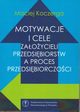 Motywacje i cele zaoycieli przedsibiorstw a proces przedsibiorczoci, Koczerga Maciej