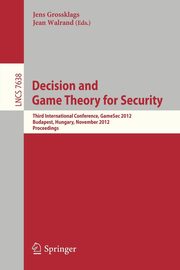 Decision and Game Theory for Security, 