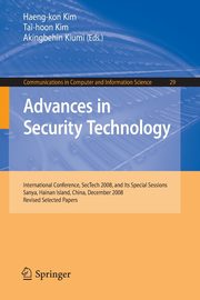 Advances in Security Technology, 