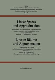 Linear Spaces and Approximation / Lineare Rume und Approximation, Butzer