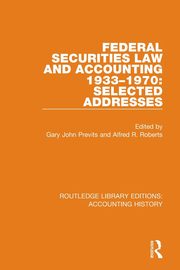 Federal Securities Law and Accounting 1933-1970, 