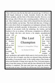 The Last Champion, Buss Robert D