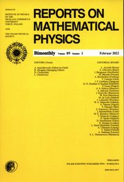 Reports on Mathematical Physics 89/1, 