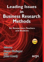 Leading Issues in Business Research Methods Volume 2, 