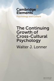 ksiazka tytu: The Continuing Growth of Cross-Cultural Psychology autor: Lonner Walter J.