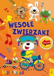 Zwierzaki rozrabiaki Wesoe zwierzaki Kolorowanka, 