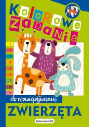 Kolorowe zadania do rozwizywania Zwierzta, 