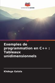 Exemples de programmation en C++, Galala Khdega