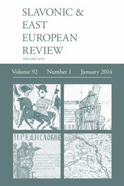 Slavonic & East European Review (92, 