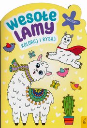 Koloruj i rysuj Wesoe lamy, 