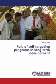 Role of self-targeting programs in long term development, Vylicil Martin