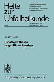 Reosteosynthesen langer Rhrenknochen, Probst Jrgen