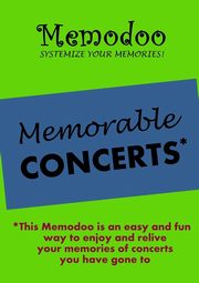 ksiazka tytu: Memodoo Memorable Concerts autor: Memodoo