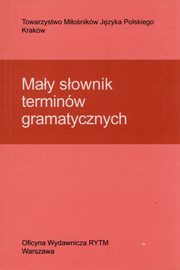 May sownik terminw gramatycznych, Czstka-Szymon Boena, Synowiec Helena, Urban Krystyna