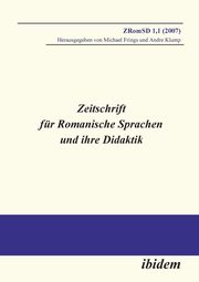 Zeitschrift fr Romanische Sprachen und ihre Didaktik. Heft 1.1, 