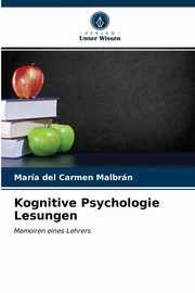 Kognitive Psychologie Lesungen, Malbrn Mara del Carmen