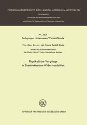 Physikalische Vorgnge in Dreielektroden-Widerstandsfen, Block Franz-Rudolf