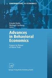 Advances in Behavioral Economics, 