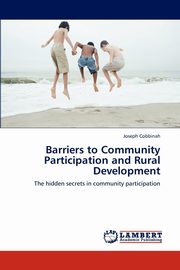 Barriers to Community Participation and Rural Development, Cobbinah Joseph