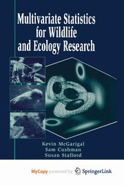 Multivariate Statistics for Wildlife and Ecology Research, McGarigal Kevin