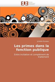 Les primes dans la fonction publique, DUVEAU-J