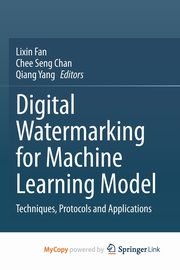 Digital Watermarking for Machine Learning Model, 