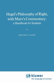Hegel's Philosophy of Right, with Marx's Commentary, Kainz H.P.