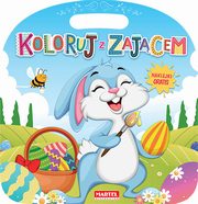 Koloruj z zajcem z naklejkami, 