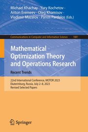 Mathematical Optimization Theory and Operations Research, 