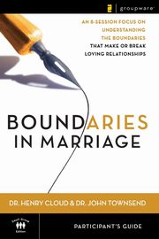 Boundaries in Marriage Participant's Guide, Cloud Henry