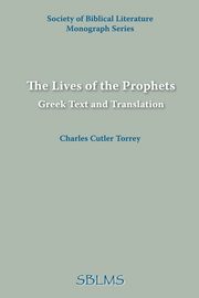 The Lives of the Prophets, Torrey Charles Cutler