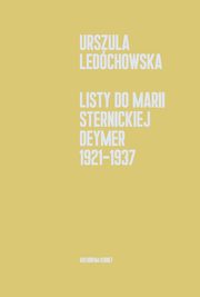 Listy do Marii Sternickiej-Deymer 1921-1937, Urszula Ledchowska