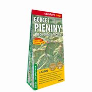 Gorce i Pieniny Mapa panoramiczna laminowana mapa turystyczna 1:52 000, 