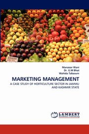 MARKETING MANAGEMENT, Wani Manzoor