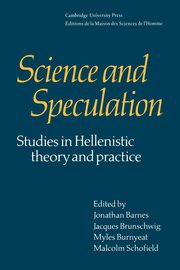 Science and Speculation, Barnes JR Rudol