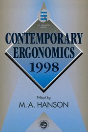 Contemporary Ergonomics 1998, 