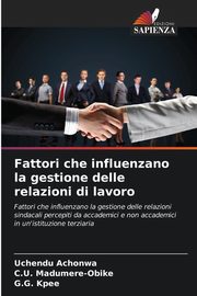 Fattori che influenzano la gestione delle relazioni di lavoro, Achonwa Uchendu