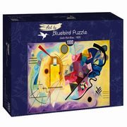 Puzzle 1000 ty, czerwony, niebieski, Wassily kandinsky, 1925, 