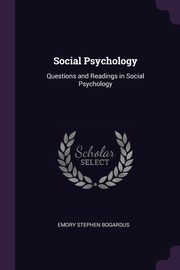 Social Psychology, Bogardus Emory Stephen