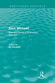 Knut Wicksell (Routledge Revivals), Sandelin Bo