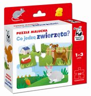 Co jedz zwierzta? Puzzle malucha, 