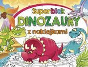 Superblok z naklejkami Dinozaury, 