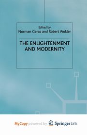 Enlightenment and Modernity, Wokler Robert
