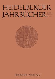 Heidelberger Jahrbcher, Springer J.