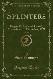 ksiazka tytu: Splinters, Vol. 20 autor: Cloutman Ellen