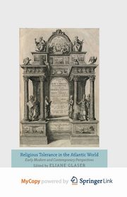 Religious Tolerance in the Atlantic World, Glaser Eliane