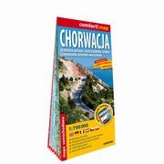 Chorwacja Sowenia Bonia i Hercegowina Serbia Czarnogra Kosowo Macedonia laminowana mapa samochodowa, 